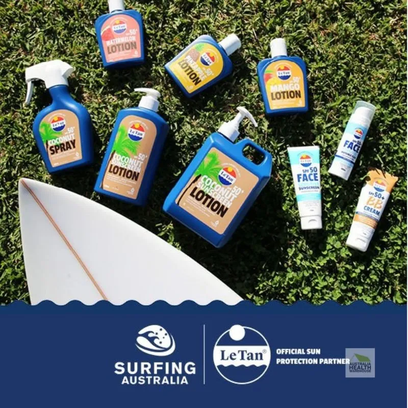 [Expiry: 09/2026]  Le Tan SPF 50  Mango Sunscreen Lotion 125mL