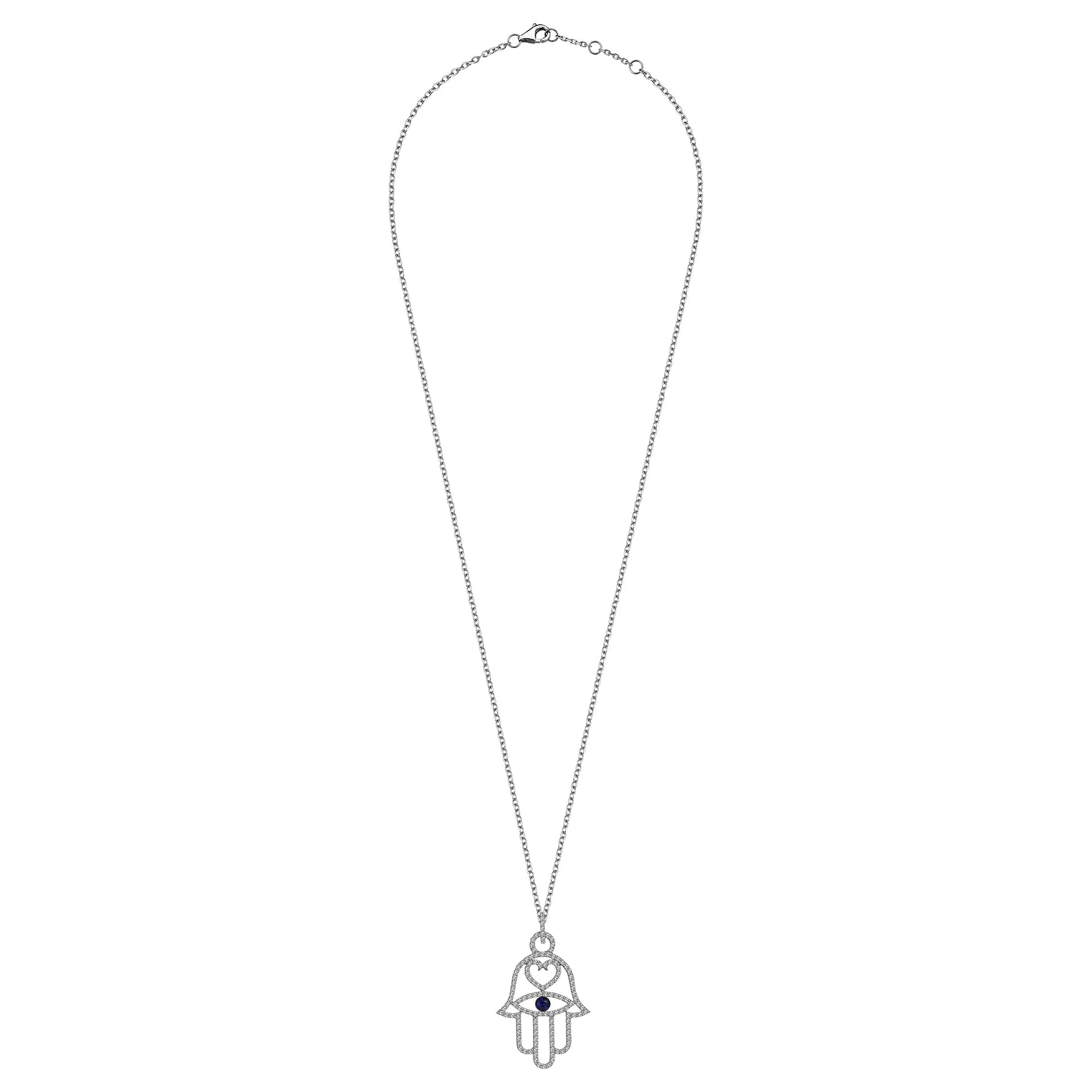 FATIMA NECKLACE SAPPHIRE