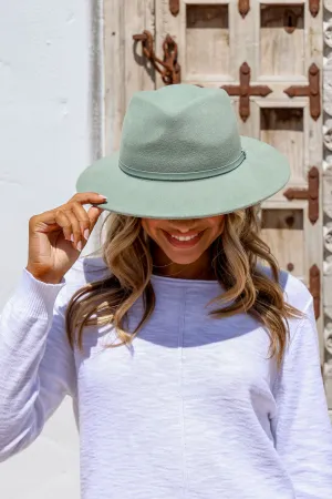 Fedora Winter Hat Mint