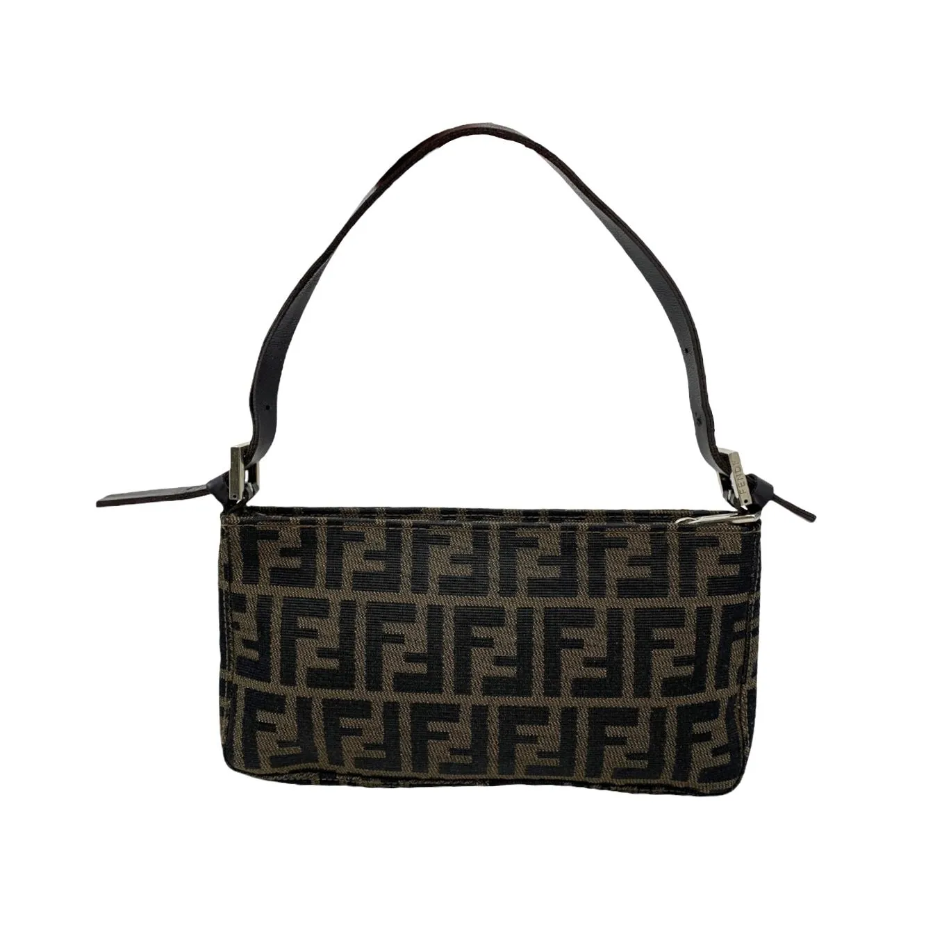 Fendi Brown Logo Mini Shoulder Bag