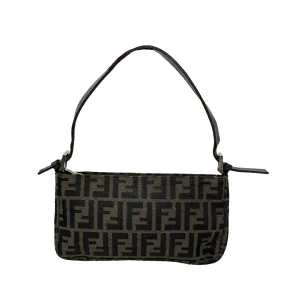 Fendi Brown Logo Mini Shoulder Bag