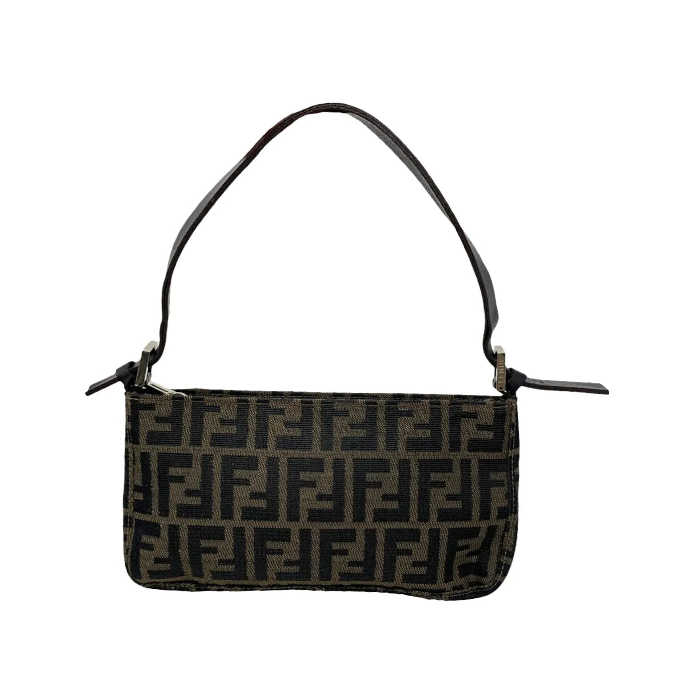 Fendi Brown Logo Mini Shoulder Bag