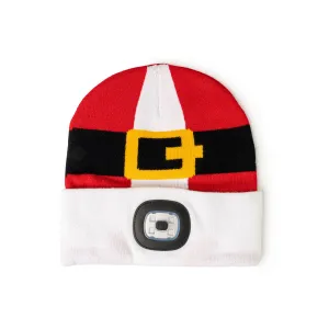 Festive AF Nightscope USB Rechargeable LED Beanie - Santa