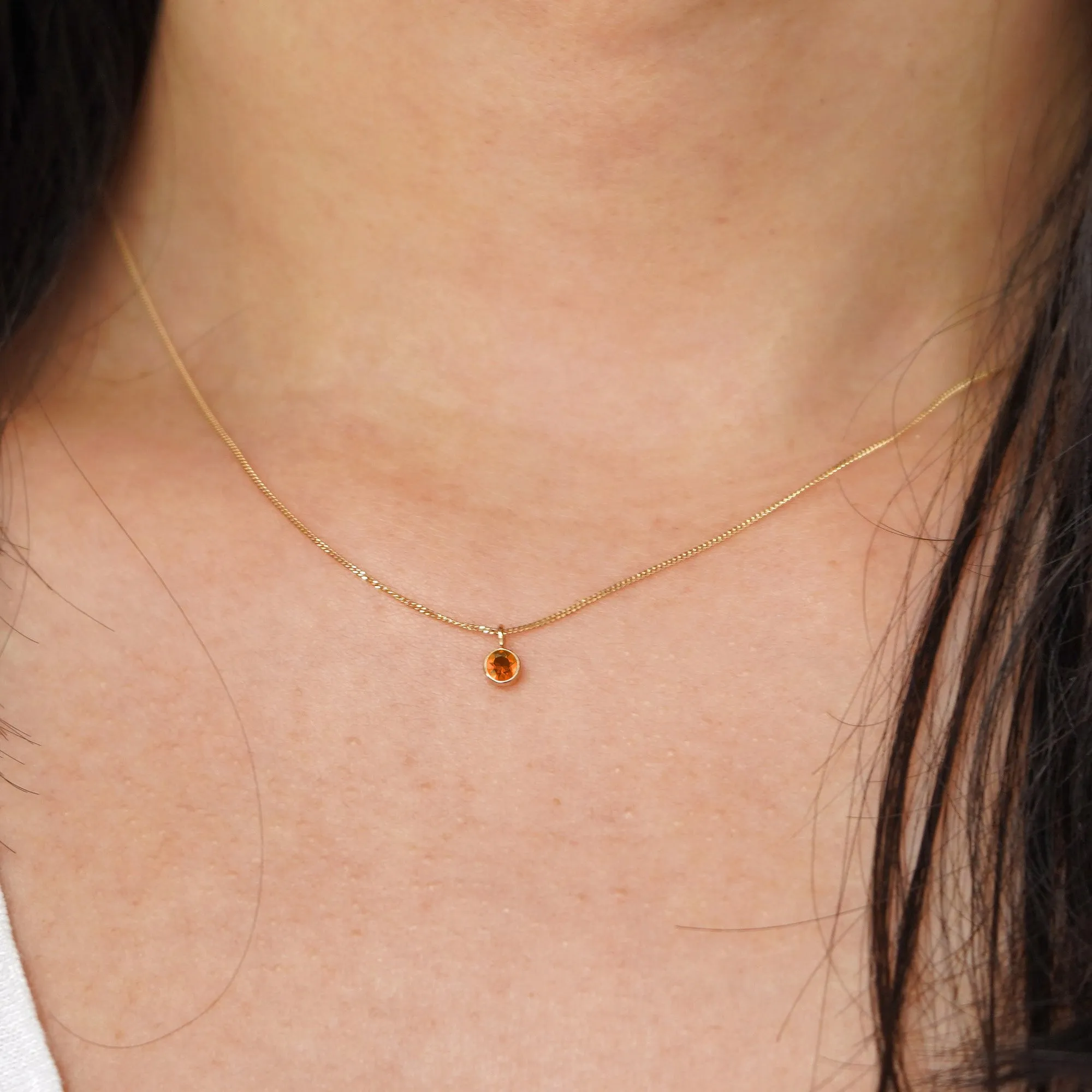 Fire Opal Necklace