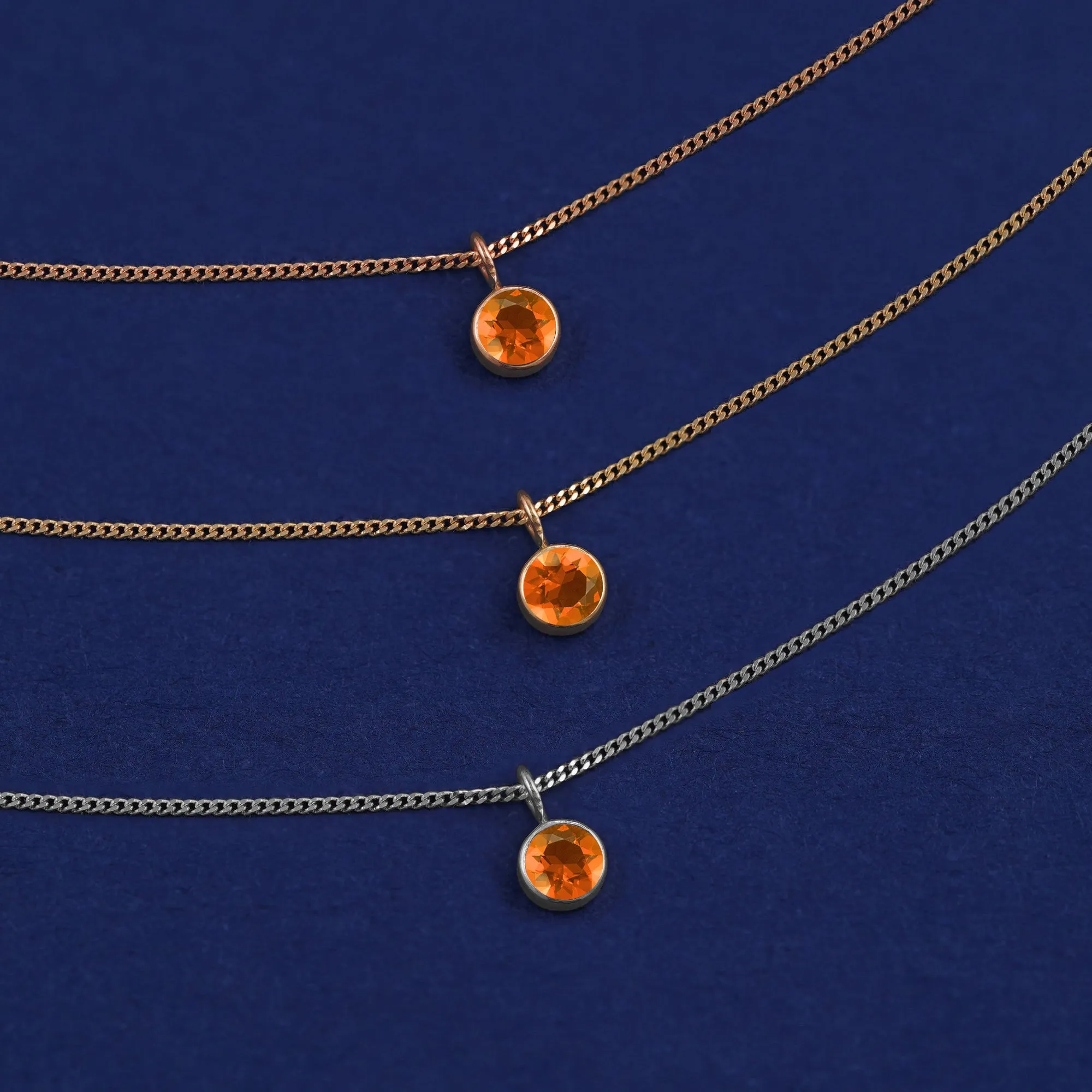 Fire Opal Necklace