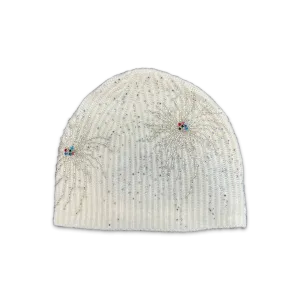 Fireworks Beanie “White"