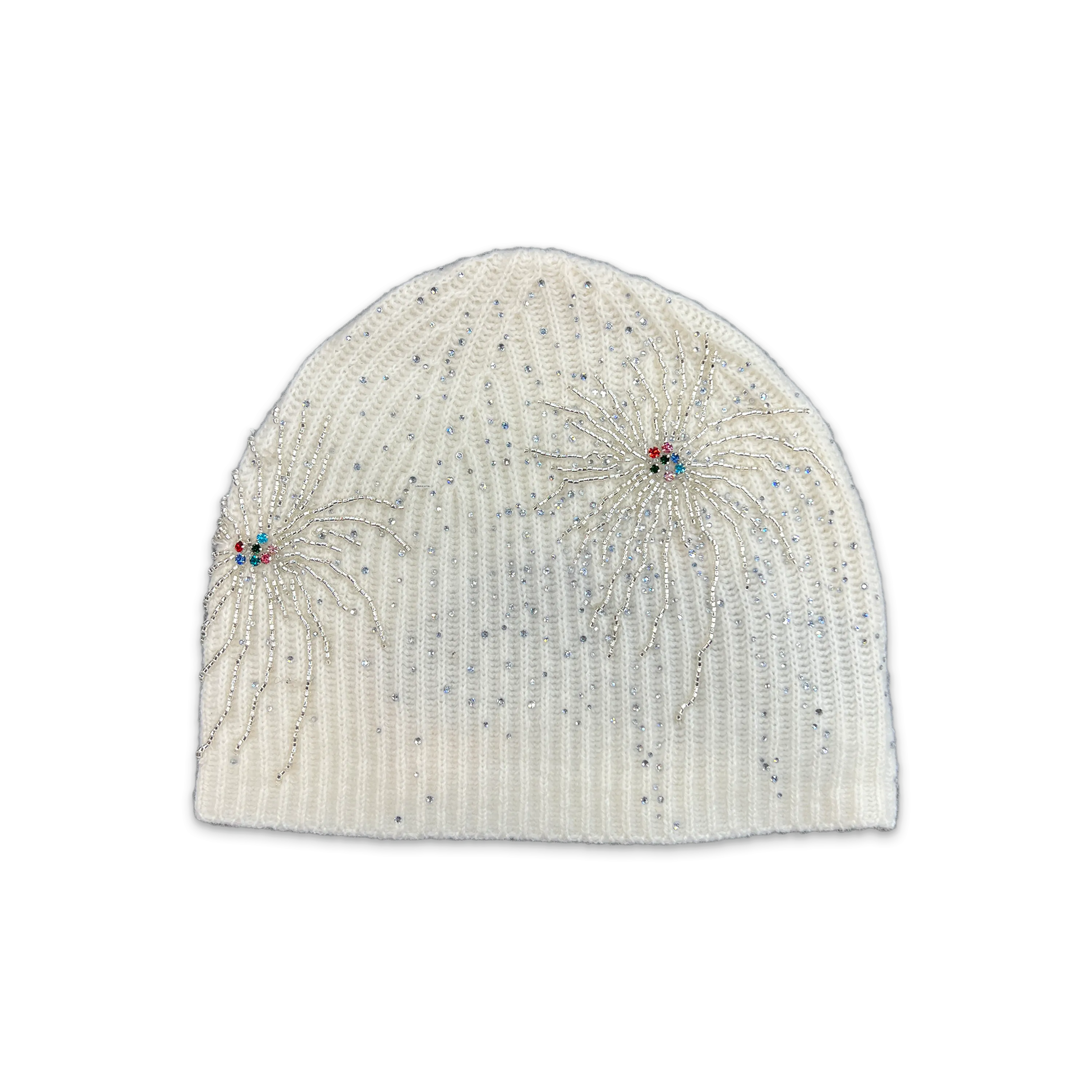 Fireworks Beanie “White"