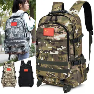 Flag Style Army Fan Large Capacity Backpacks