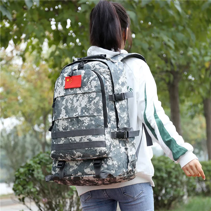 Flag Style Army Fan Large Capacity Backpacks