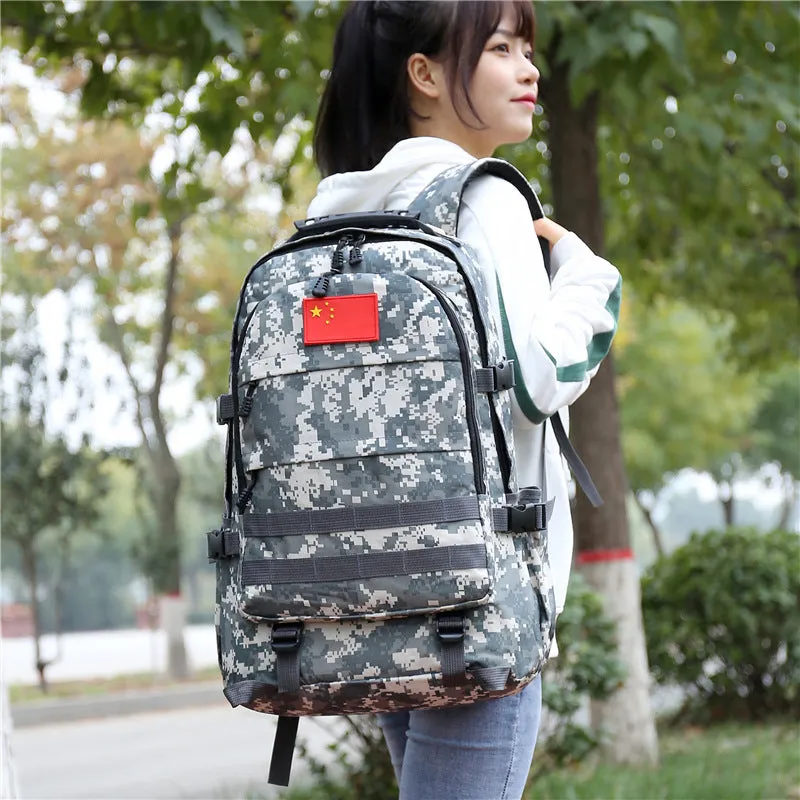 Flag Style Army Fan Large Capacity Backpacks