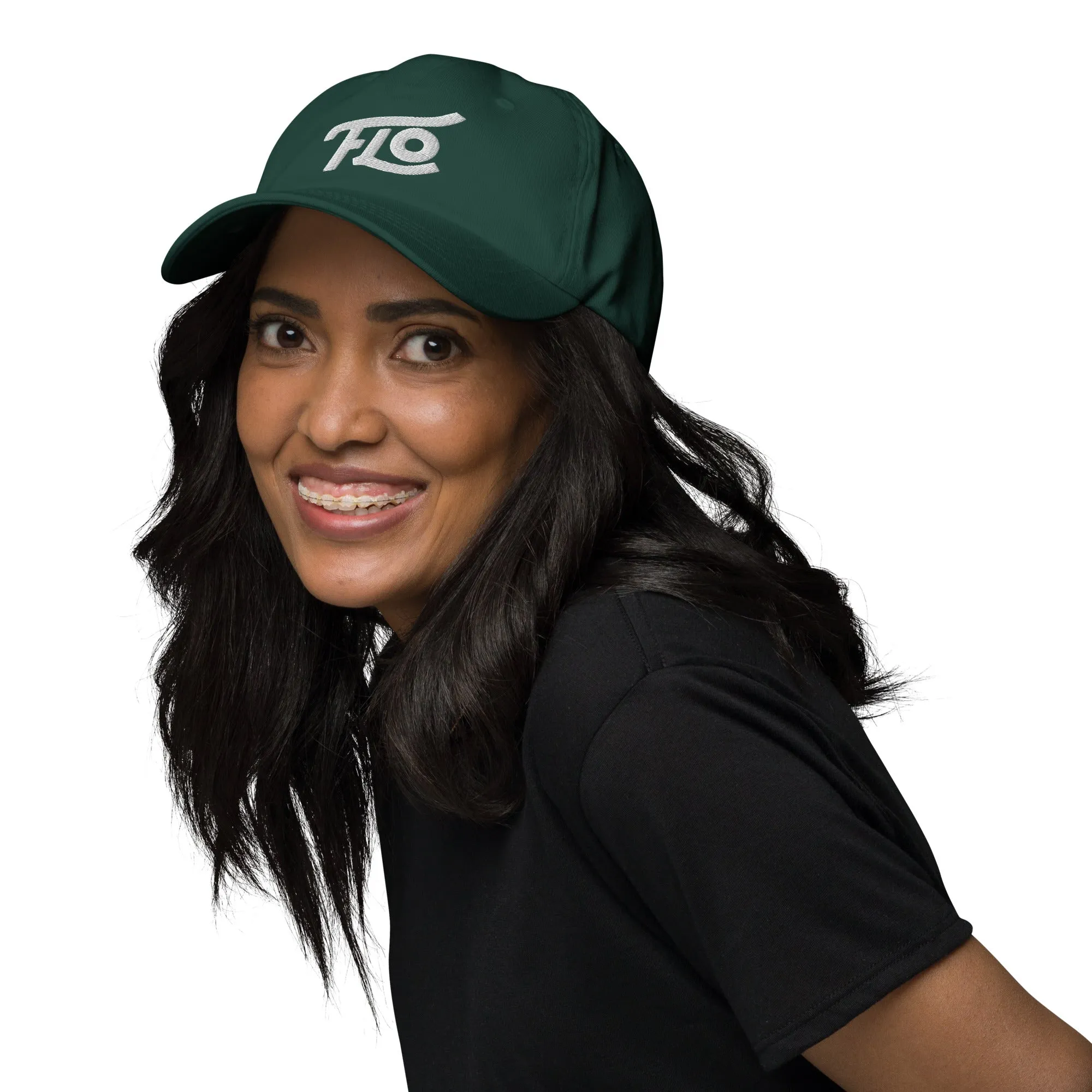 FLO Dad Cap (White)