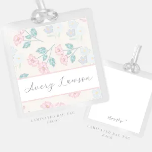Floral Bag Tag