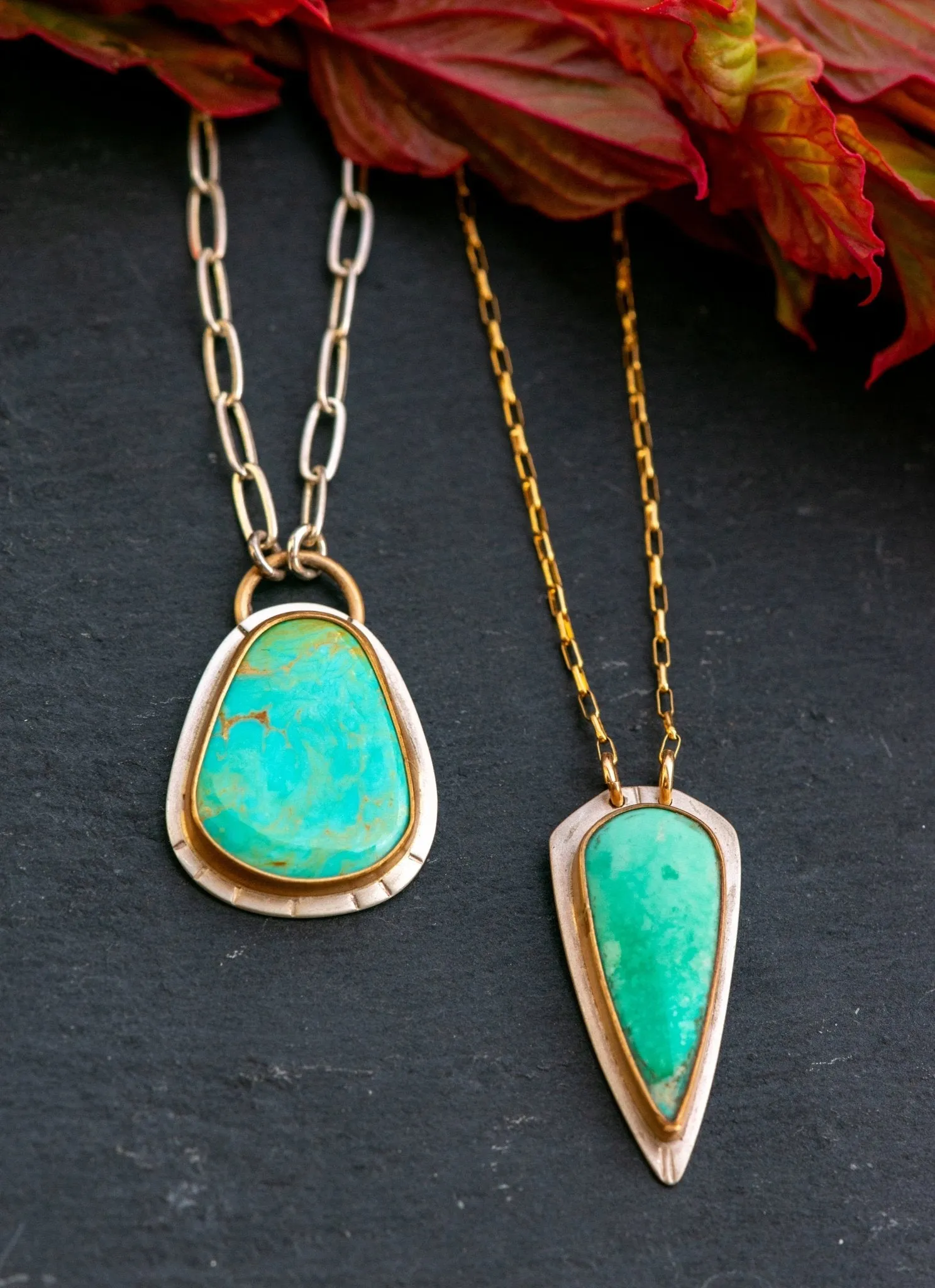 FOLLOW THE SUN TURQUOISE NECKLACES