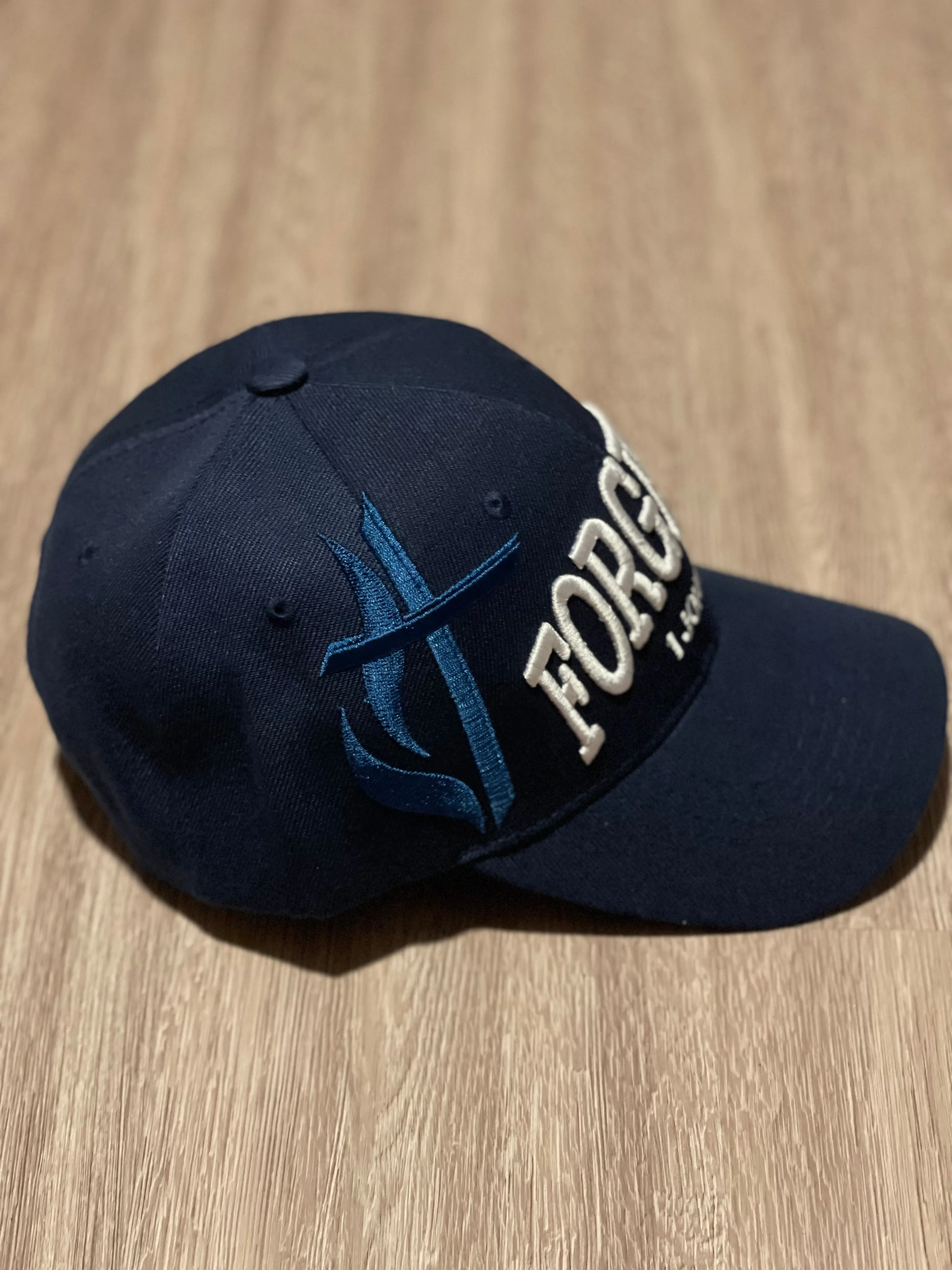 Forgiven 1 John 1:9 Baseball Cap - Navy