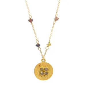 Four Elements Disc Diamond Necklace