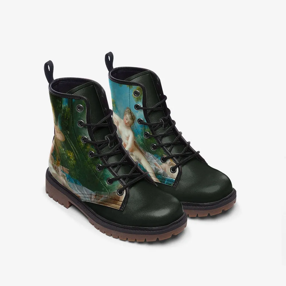 François Boucher Venus Consoling Love Vegan Leather Unisex Boots