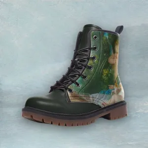 François Boucher Venus Consoling Love Vegan Leather Unisex Boots