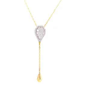 Frederic Sage Diamond Lariat Necklace