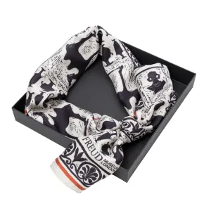 Freud's Study Long Silk Scarf by Rory Hutton