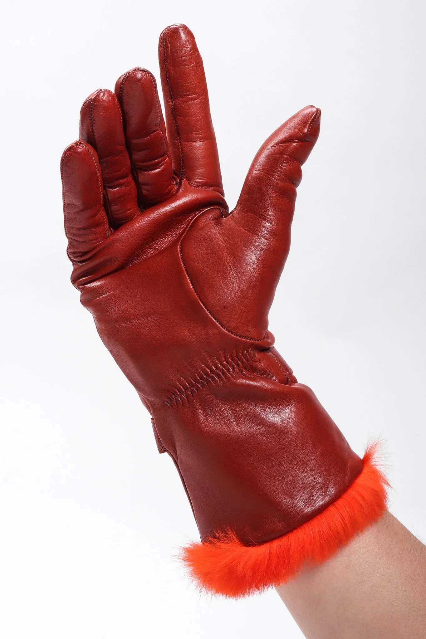 Fur Trim Gloves