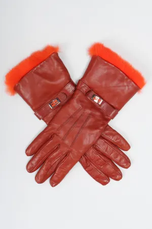 Fur Trim Gloves