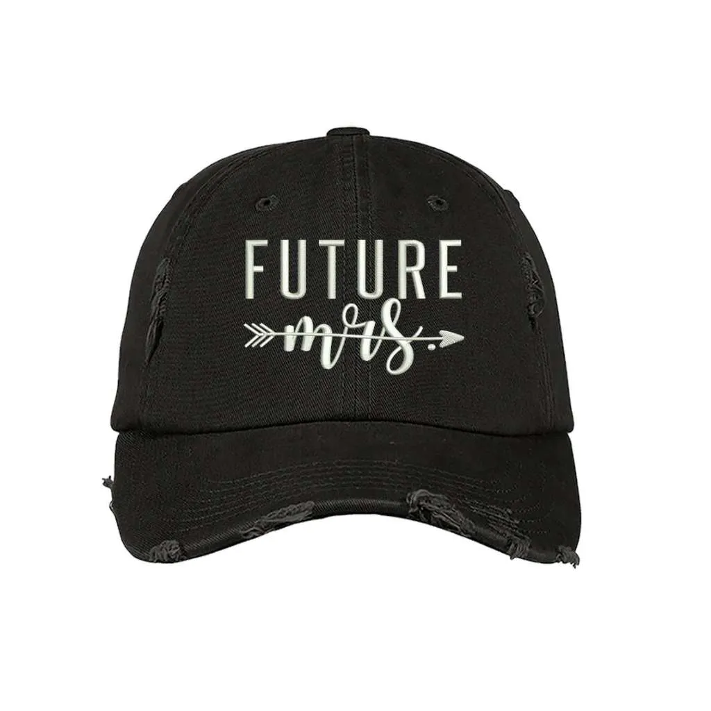 Future Mrs. Distressed Embroidered Baseball Hat