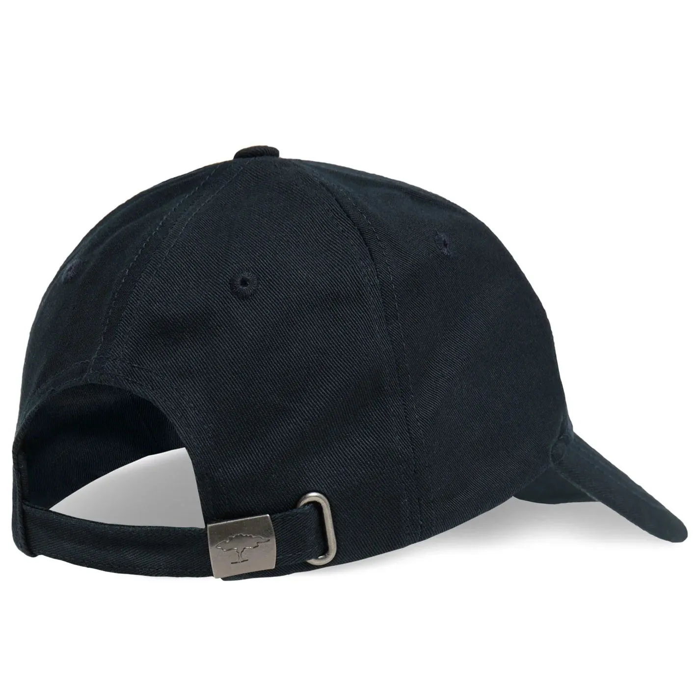 FYNCH HATTON Embroidered Cotton Cap – Navy