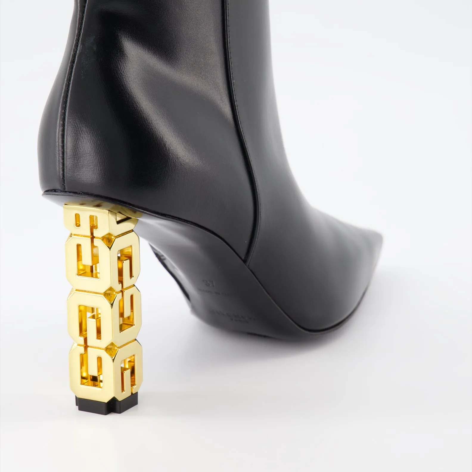 G-Cube Leather Ankle Boots