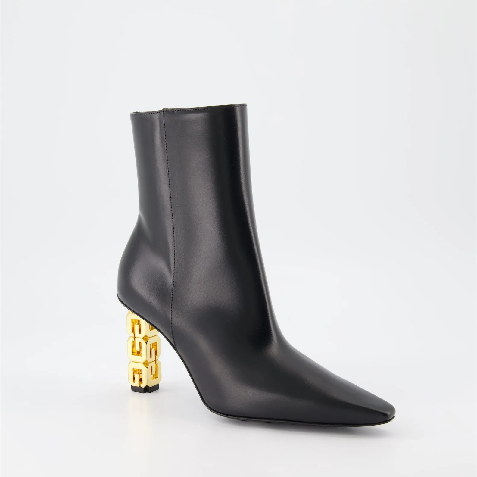 G-Cube Leather Ankle Boots