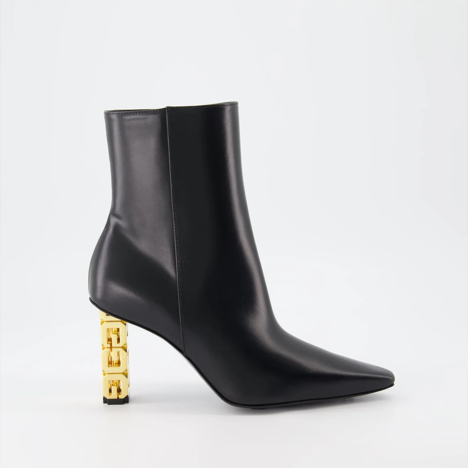 G-Cube Leather Ankle Boots