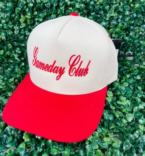 Gameday Club Embroidery Two Tone Baseball Cap TCM0002RED