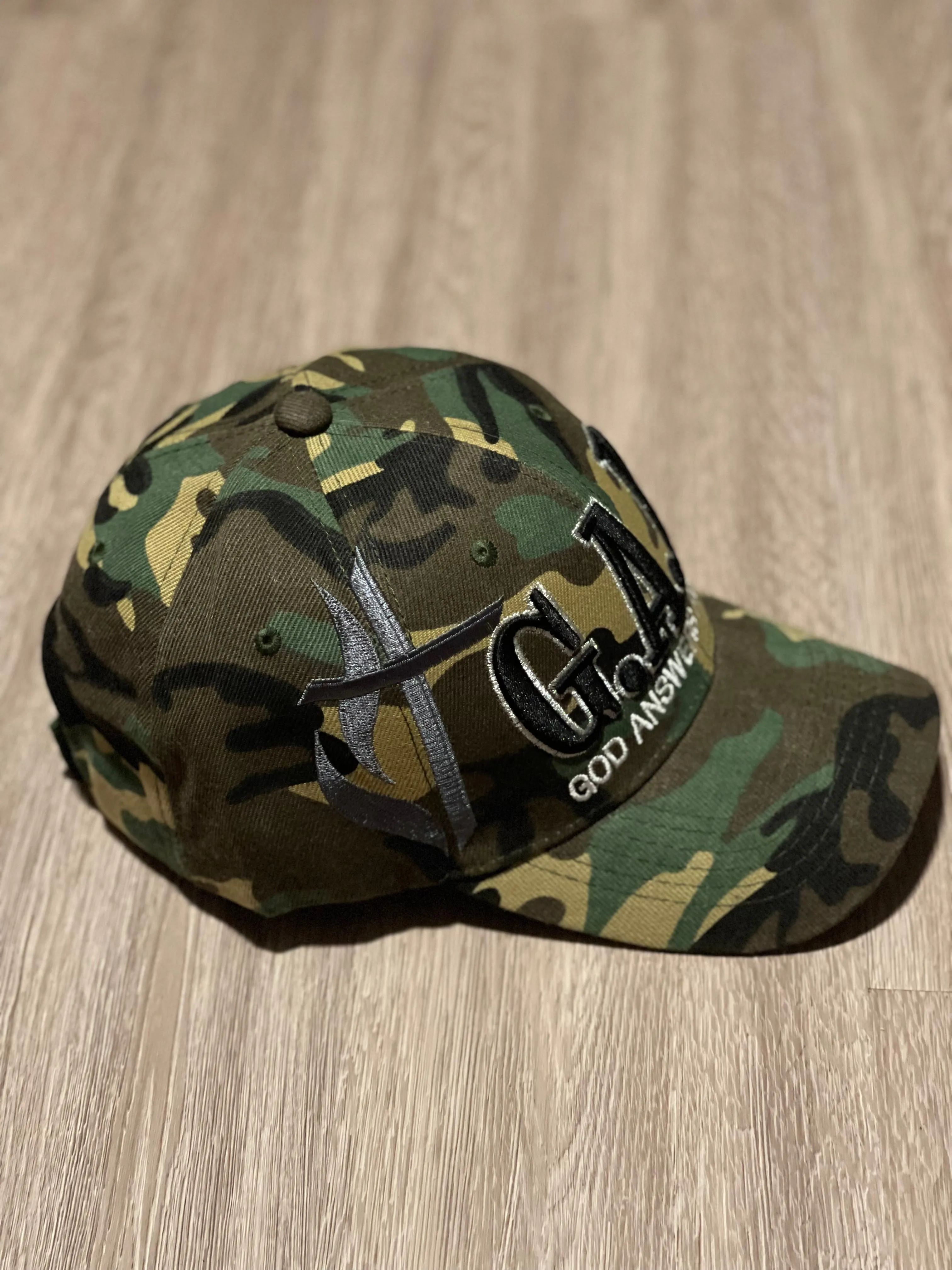 G.A.P. (God Answers Prayers) Baseball Cap - Camo