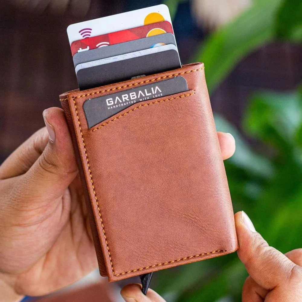 Garbalia Donetsk Automatic Mechanism Card Holder Wallet
