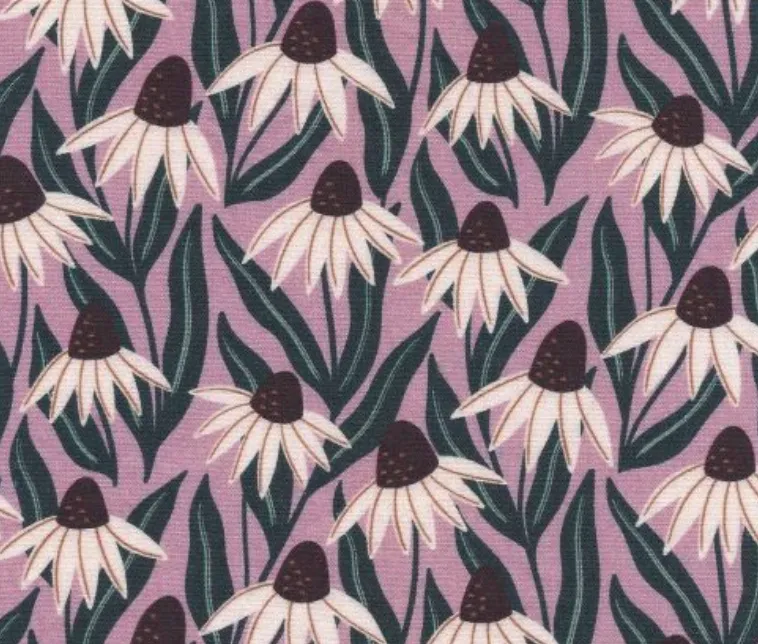 Garden Coneflower Cotton Camp Hat