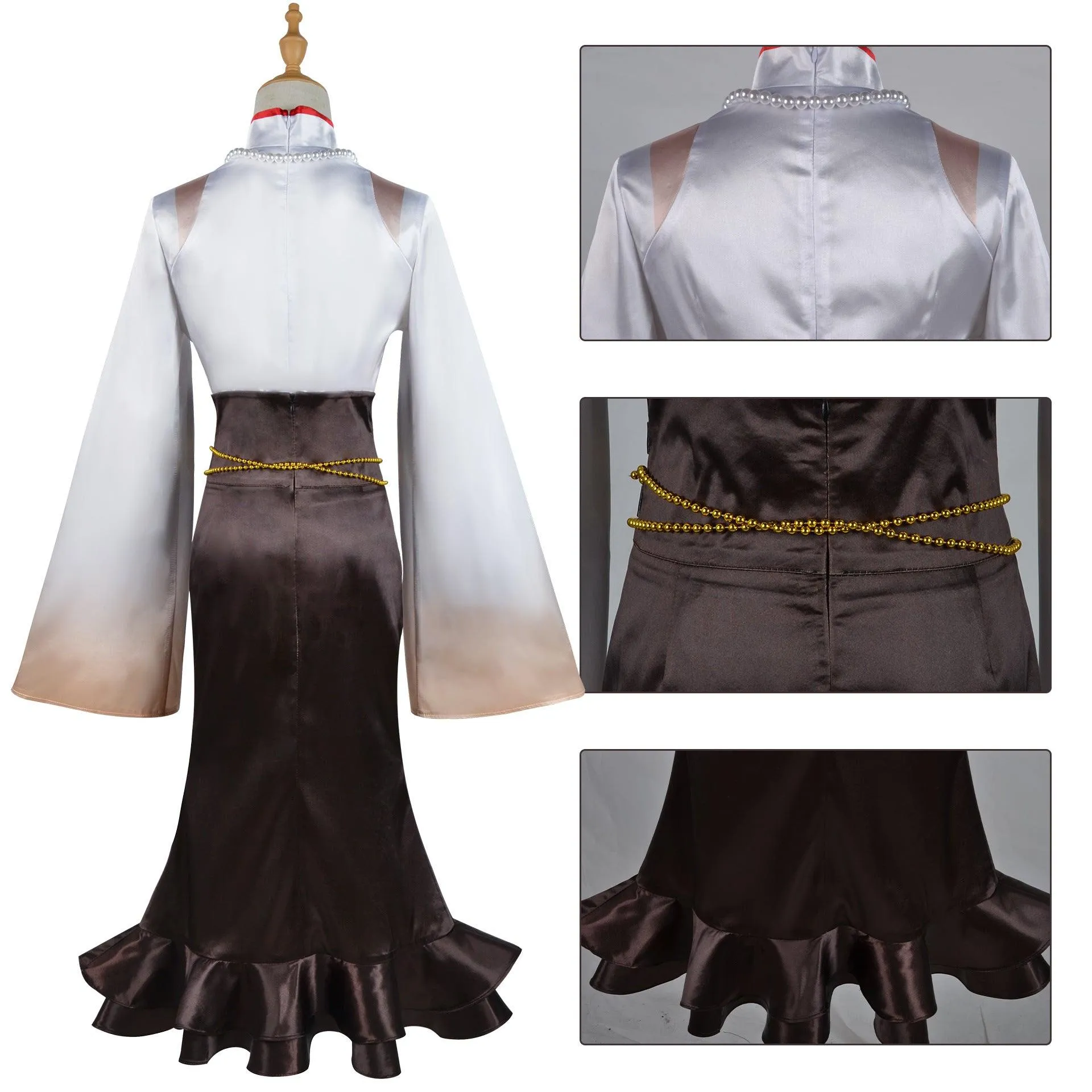 Genshin Impact Pizza Hut 2nd Collaboration Ningguang Halloween Cosplay Costume