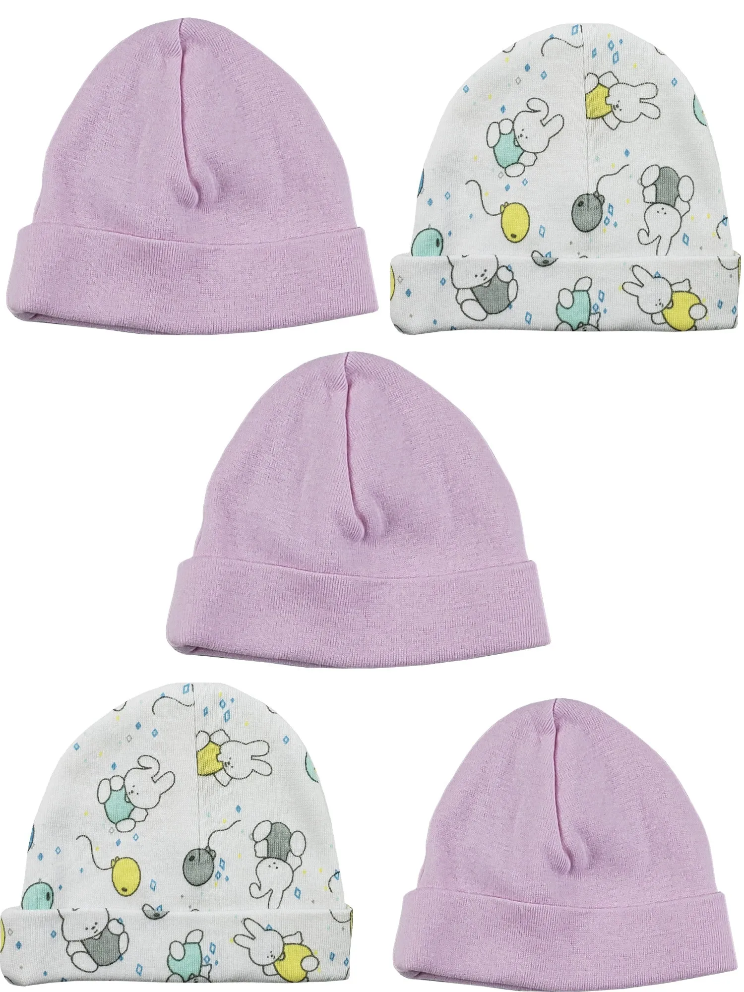 Girls Baby Cap (Pack of 5) LS_CAPS_GIRLS