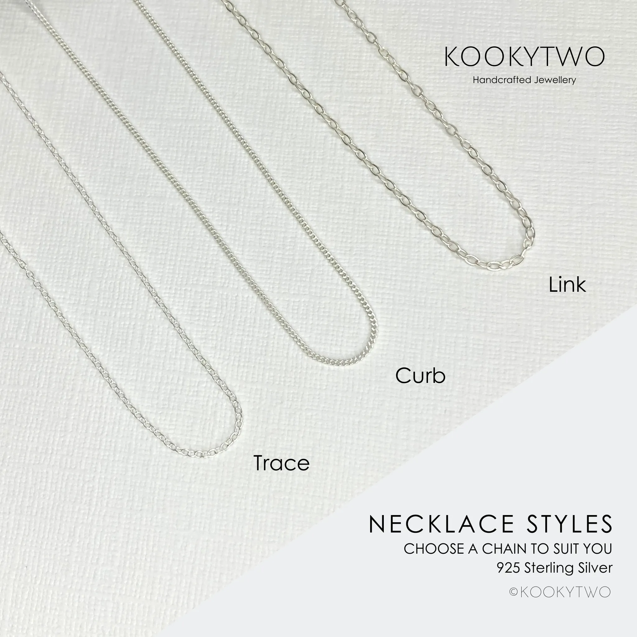 Girls Initial Necklace Sterling Silver