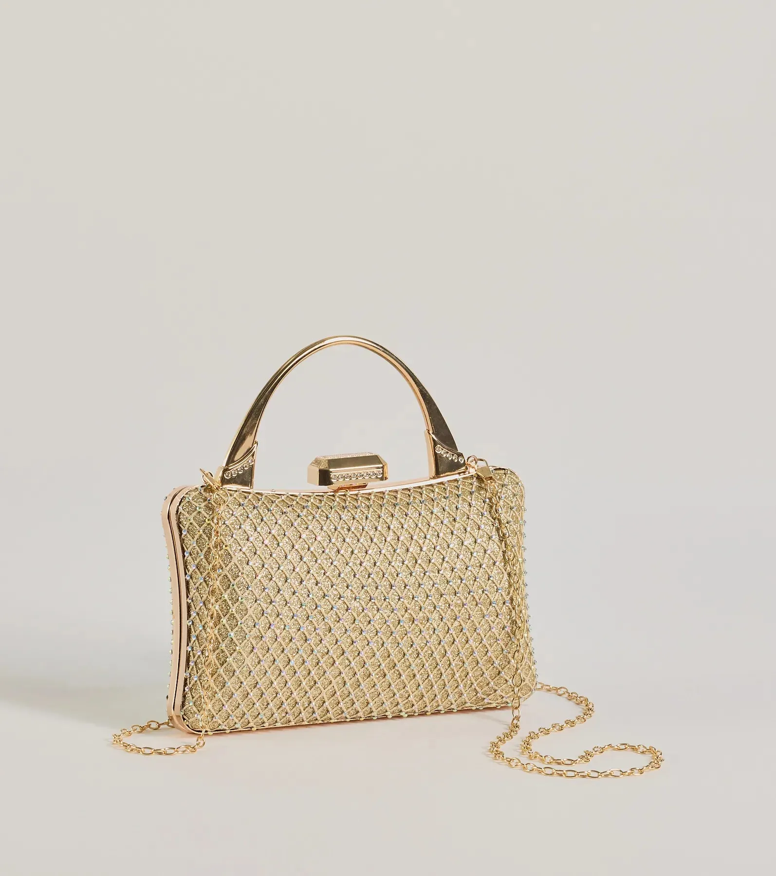 Glitz And Glam Rhinestone Clutch