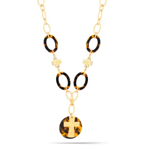 GOLD CROSS NECKLACES #SC38207 (PG2)