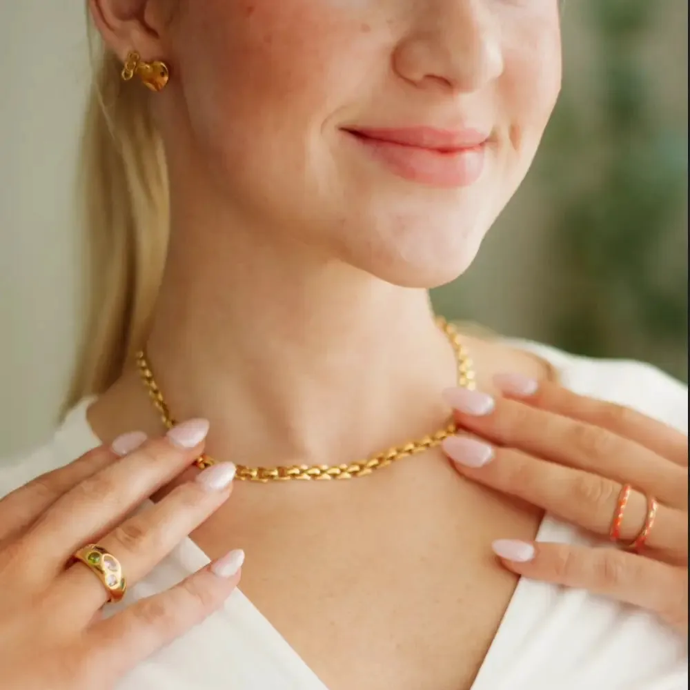 Golden Geo Necklace
