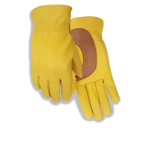Golden Stag Goatskin Riding Gloves