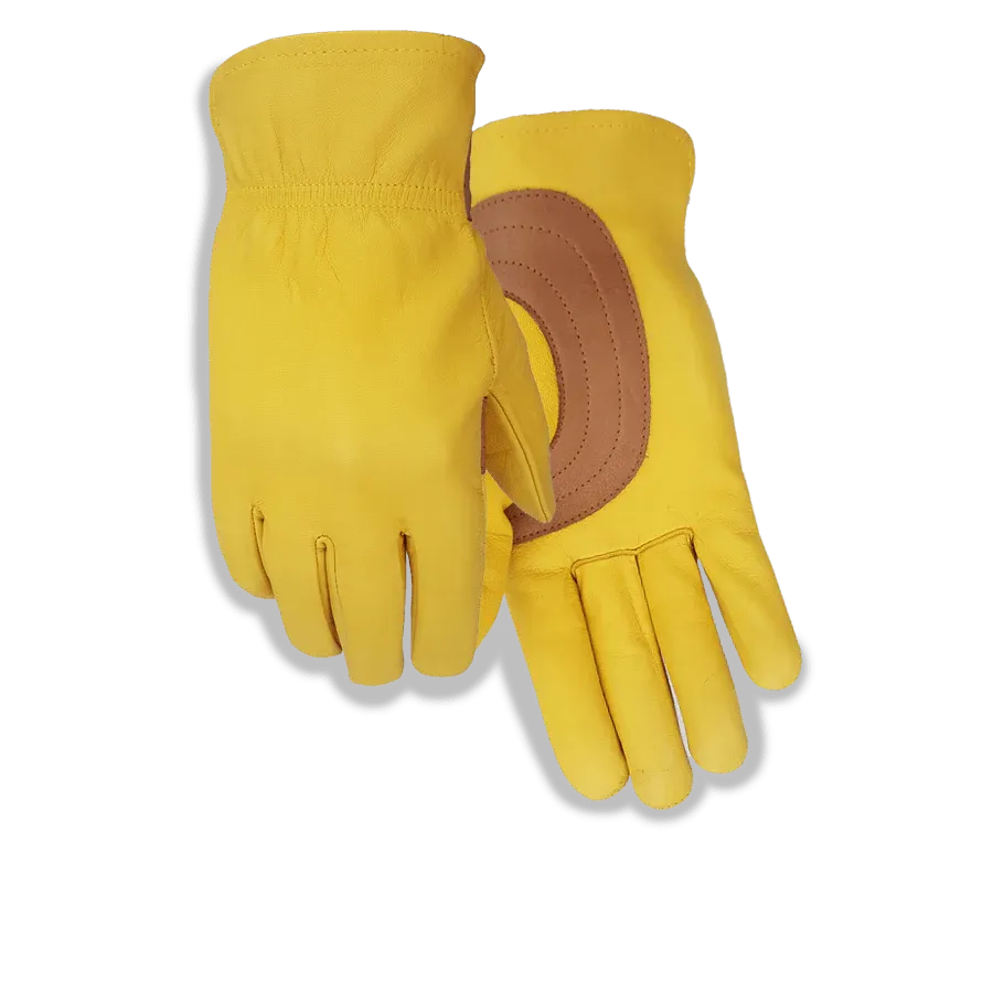 Golden Stag Goatskin Riding Gloves