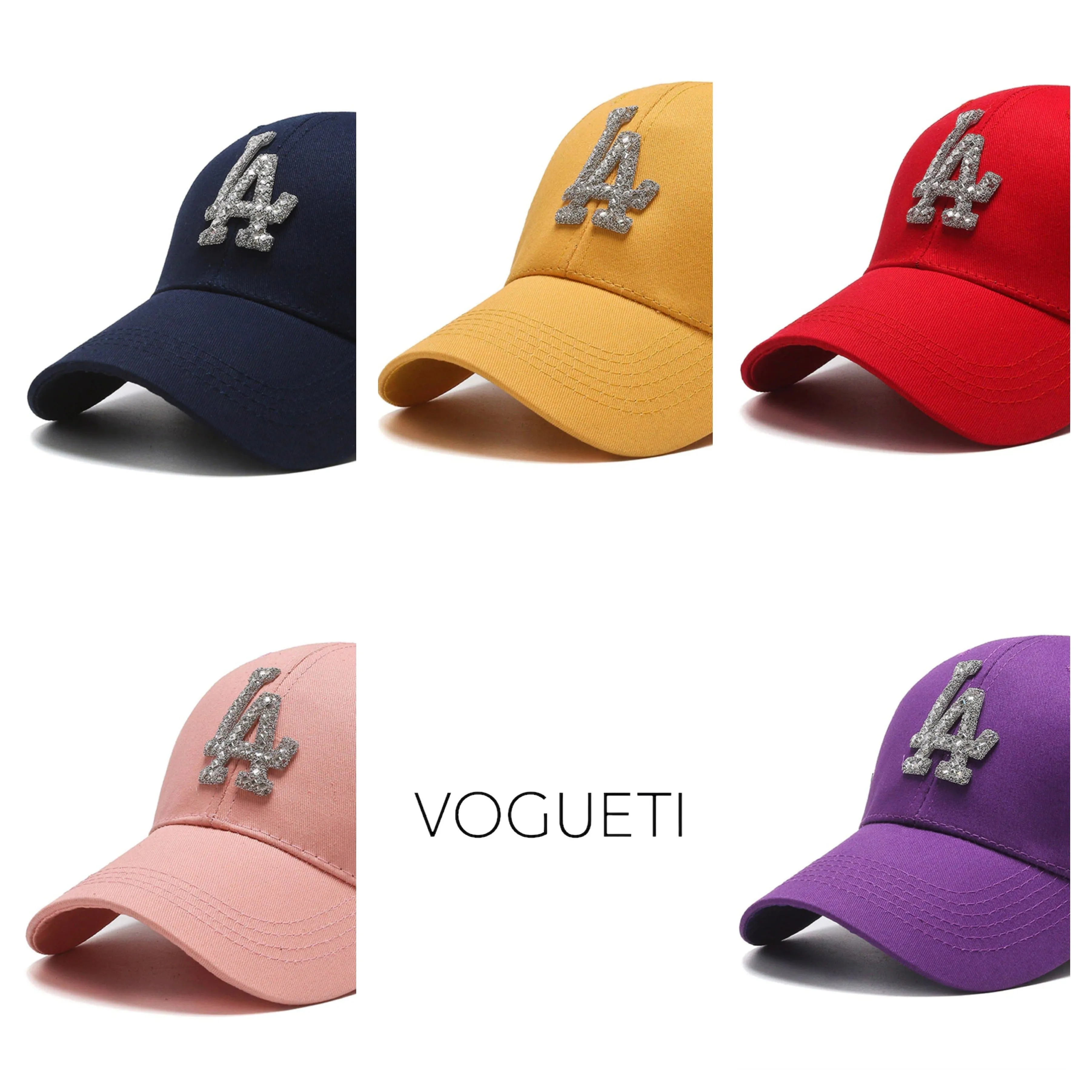 Gorra LA Los Angeles Brillantes estilo Diamantes Dodgers Baseball MLB Ajustable Adulto