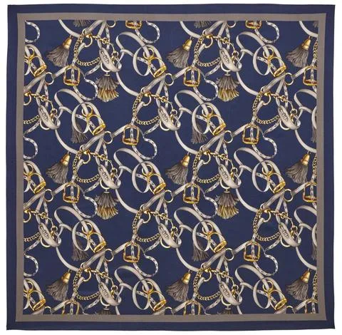 Grande Firenze Cashmere/Silk Scarf in Royal