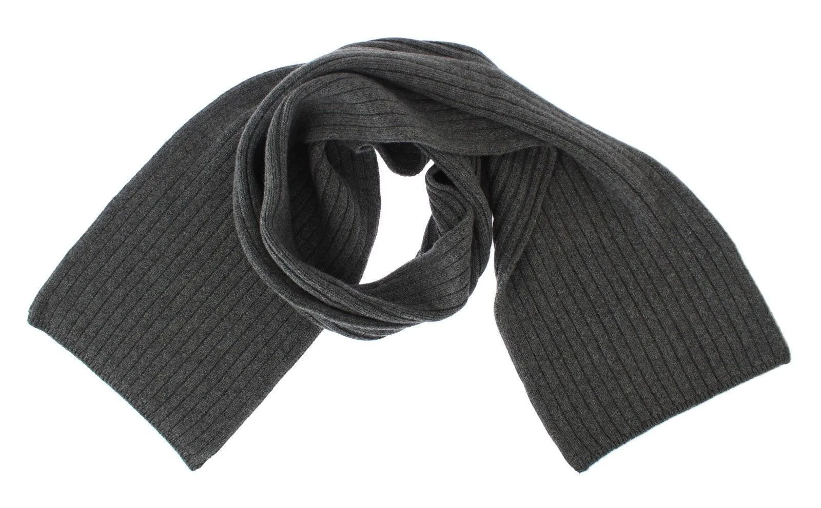 Gray Cashmere Mens Scarf