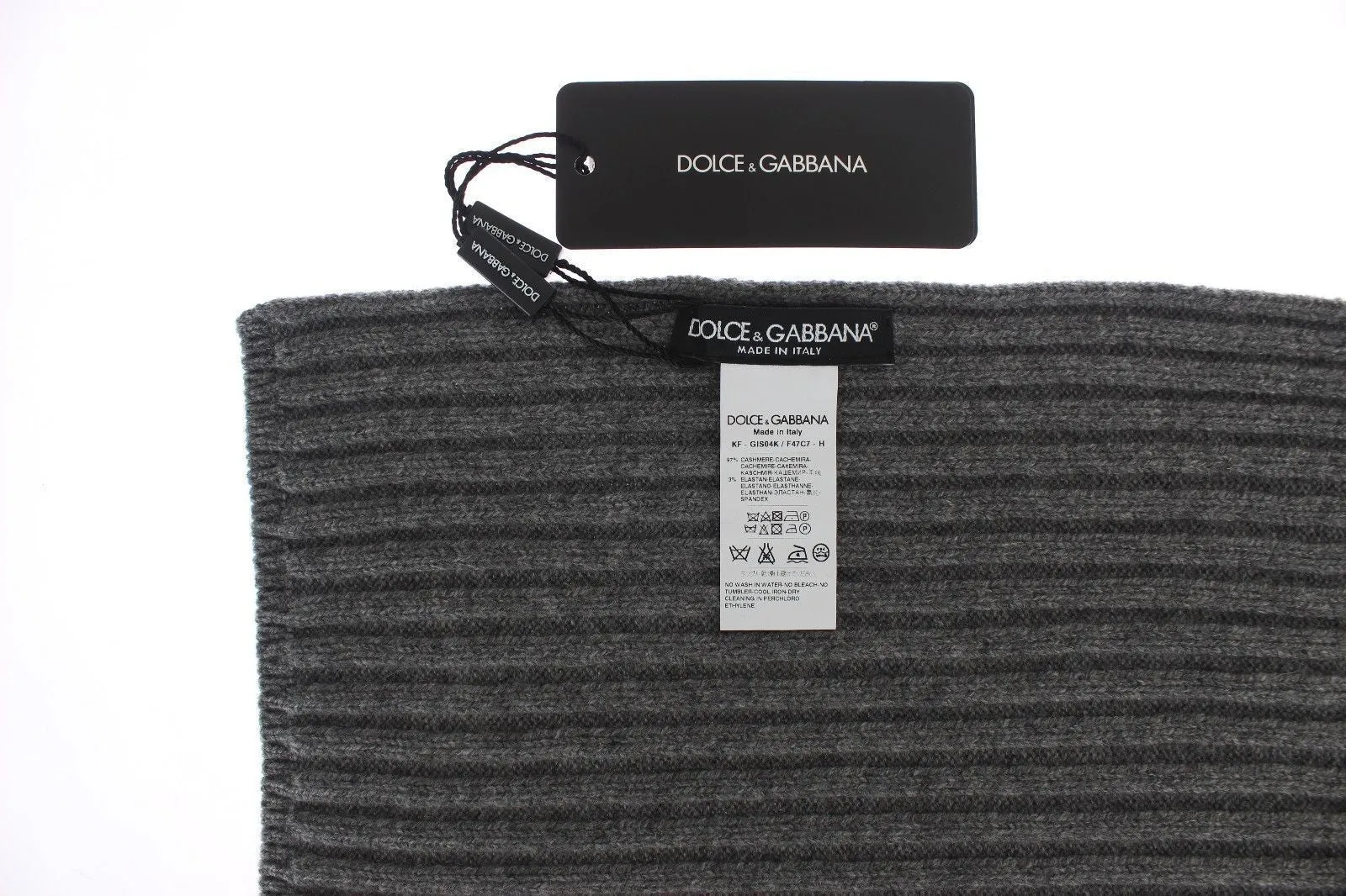 Gray Cashmere Mens Scarf