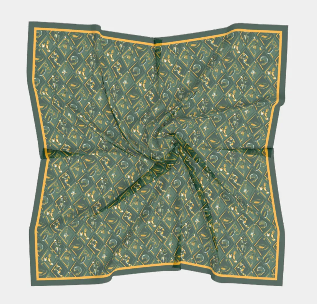 Green   Gold Checkerboard Gameday