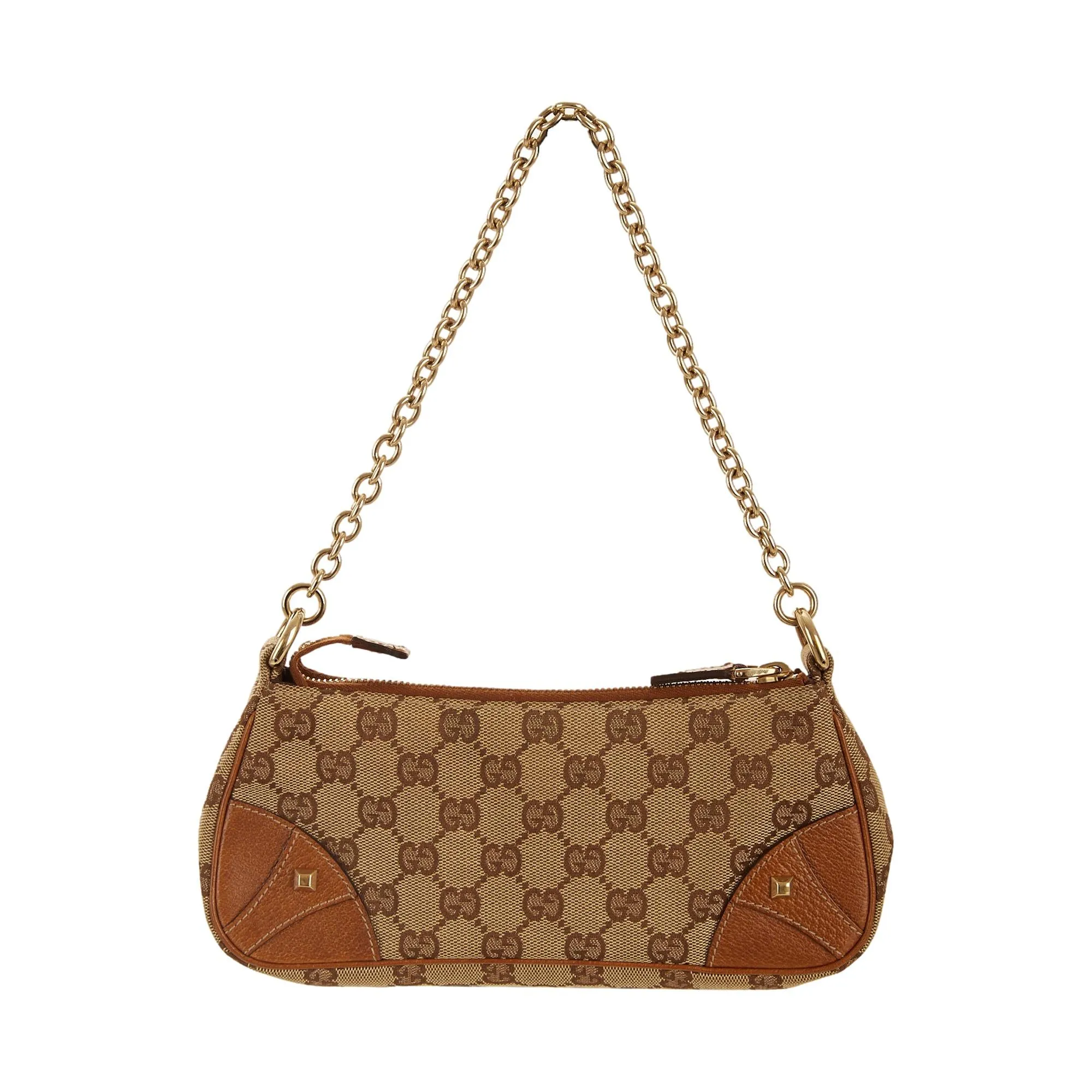 Gucci Brown Logo Mini Shoulder Bag