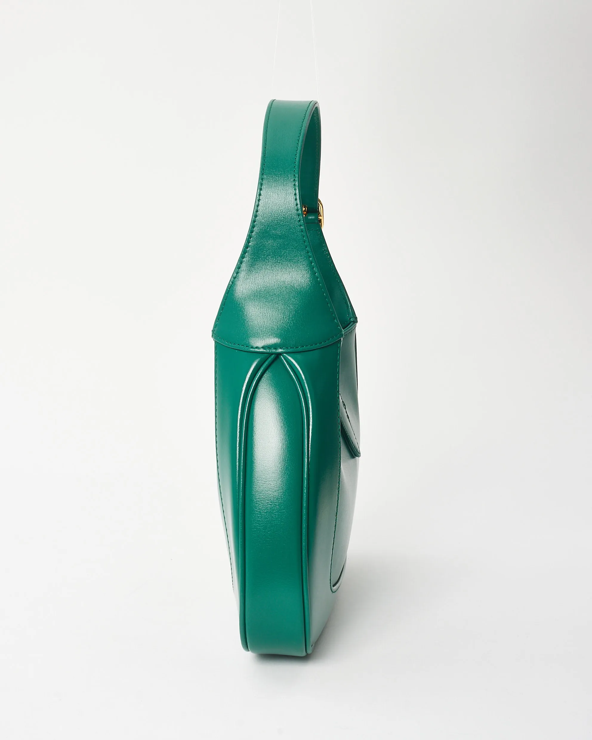 Gucci Emerald Green Leather Small Jackie Shoulder Bag