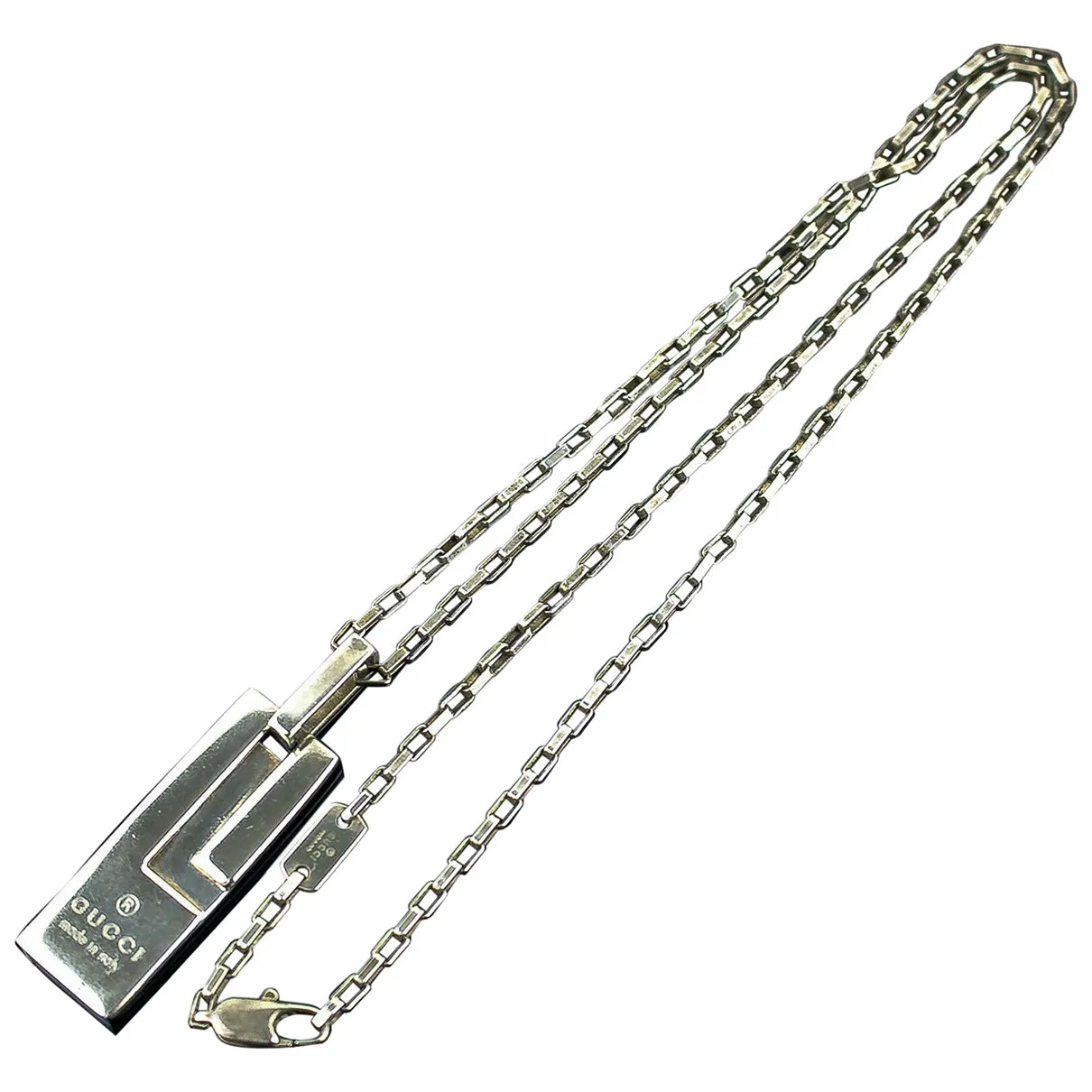Gucci silver silver necklaces